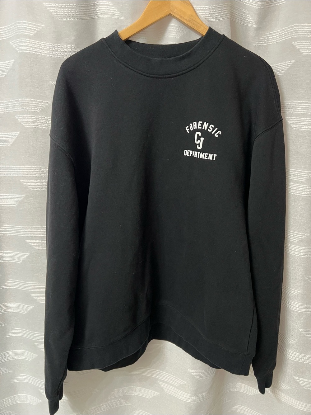Crime Junkie Podcast Black Crewneck Sweatshirt